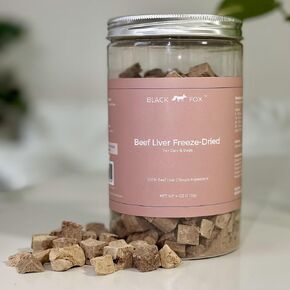 BLACK FOX Freeze-Dried Pump'ken Dog Treats | Cat Treats | 2oz Chicken Salmon Pumpkin, Raw, Healthy, All Natural, Human Grade, Digestion in Kuwait