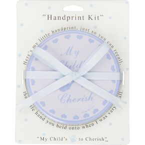 مجموعة تذكار لبصمة اليد من تشايلد تو تشيريش، باللون الأزرق in Kuwait