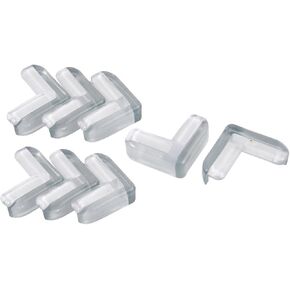 uxcell Furniture Glass Table Desk Cupboard Corner Guards Clear Cushion Cover Protector Bumper 8pcs in Saudi Arabia