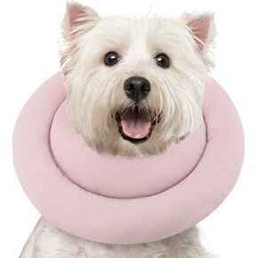 Pawfun Soft Dog Cone Alternative After Surgery,Comfortable Dog Recovery Collars Cones for Small Dogs,Adjustable Dog Neck Cone Protective Elizabethan Collar for Dogs to Stop Licking in Kuwait