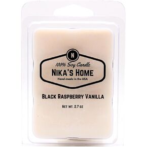 Nika's Home Leather Soy Wax Melts/Cubes - Strong Scents - Hand-Poured in The USA - 100% Soy Wax - Great for Wax and Candle Warmers in Saudi Arabia