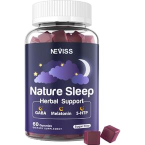علكة الميلاتونين 3 مجم 6 مجم | خالٍ من السكر - مساعد Zzz طبيعي مع جليسينات المغنيسيوم، وجذور الناردين، و5-HTP، وGABA، وL-Tryptophan، والبابونج، وبلسم الليمون لدورة الراحة الصحية، واستيقظ منتعشًا، 120 وجبة in Kuwait
