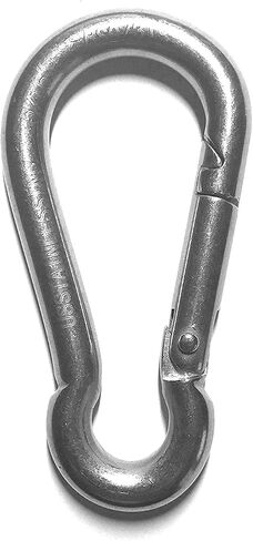 Stainless Steel 316 Spring Hook Carabiner No Eye 5/16" (8mm) Marine Grade in Saudi Arabia