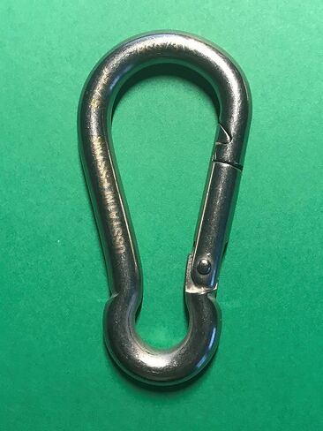 Stainless Steel 316 Spring Hook Carabiner No Eye 5/16" (8mm) Marine Grade in Saudi Arabia