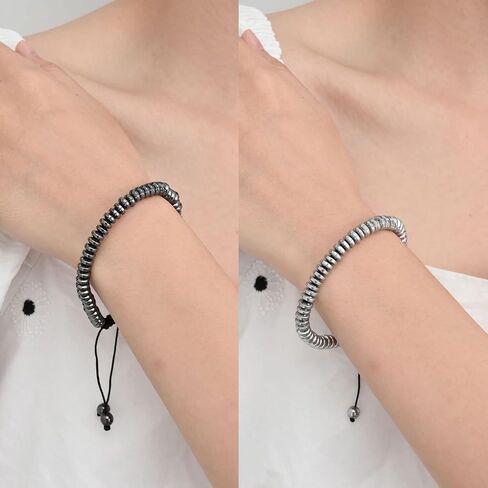 Softones No-magnetic Hematite Black Arrow Bracelets For Women Healing Loss Weight Effective Men Bracelet Therapy Arthritis Health Jewelry Braided Adjustable in Saudi Arabia