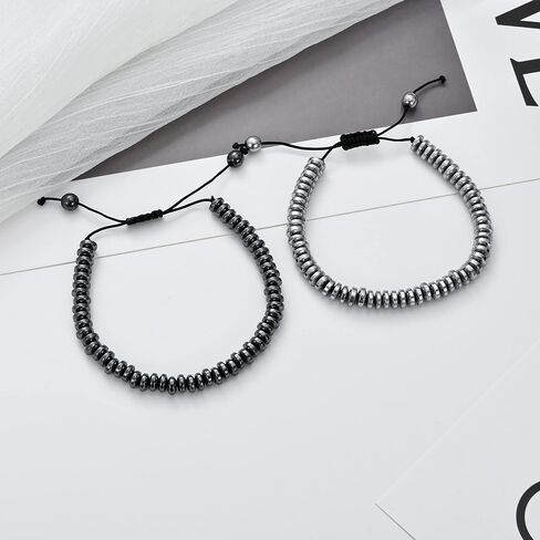 Softones No-magnetic Hematite Black Arrow Bracelets For Women Healing Loss Weight Effective Men Bracelet Therapy Arthritis Health Jewelry Braided Adjustable in Saudi Arabia