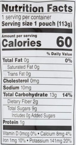 العلامة التجارية أمازون - حقيبة طعام الأطفال العضوية من ماما بير، المرحلة 2، الكمثرى والتفاح والقرنبيط، كيس 4 أونصة in Kuwait