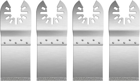 مجموعة شفرات أدوات متأرجحة مكونة من 4 قطع، إعداد عالمي لإزالة الجص والقطع المتدفق وتطبيقات الطحن، شفرات ماسية متوافقة مع كابل Dewalt Porter Black & Decker Bosch Craftsman Ridgid in Kuwait