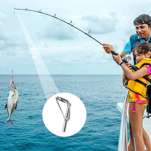 50 جهاز كمبيوتر شخصى 10 أحجام طقم إصلاح نصائح قضيب الصيد استبدال عدة، Restoo الثقيلة الفولاذ المقاوم للصدأ مقاومة للاهتراء السيراميك أدلة حلقة قضيب الصيد نصائح استبدال عدة الثقوب القطب، 50 جهاز كمبيوتر شخصى in Kuwait