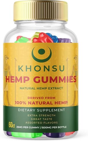 Khonsu Hemp Gummies - Khonsu Gummies with Hemp Extract - Khonsu Gummy Multivitamin Advanced Formula Supplement (1 Pack) in Kuwait