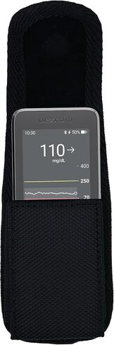 Premium Pouch Case with Belt Clip for Dexcom G7 Receiver (V2/Black) in Kuwait