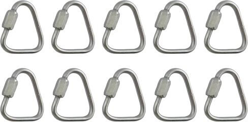 US STAINLESS 10 Pieces Stainless Steel 316 Delta Quick Link 1/4" (6mm) Marine Grade Triangle in Saudi Arabia