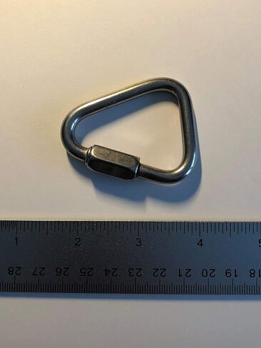 US STAINLESS 10 Pieces Stainless Steel 316 Delta Quick Link 1/4" (6mm) Marine Grade Triangle in Saudi Arabia