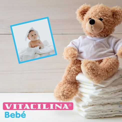 Vitacilina Bebe, Diaper Rash Ointment, Skin Protectant with Vitamins and Wetting oils, Protects Baby's Skin, 2-Pack of 1.76 Oz, 2 Boxes in Saudi Arabia