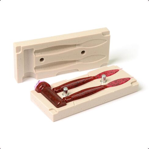 best_nj Soft Plastiс Mold Lure Making Injection Molds Ned Bomb Worm 3.25'' in Saudi Arabia