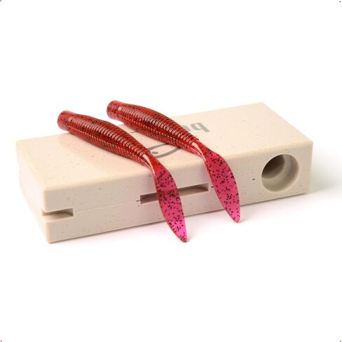 best_nj Soft Plastiс Mold Lure Making Injection Molds Ned Bomb Worm 3.25'' in Saudi Arabia