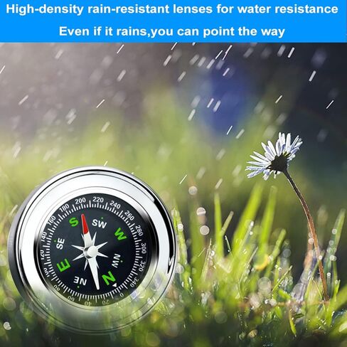 بوصلة معدنية عتيقة من الستانلس ستيل عالية الدقة ومحمولة للسفر والتخييم والمشي لمسافات طويلة وركوب القوارب in Kuwait