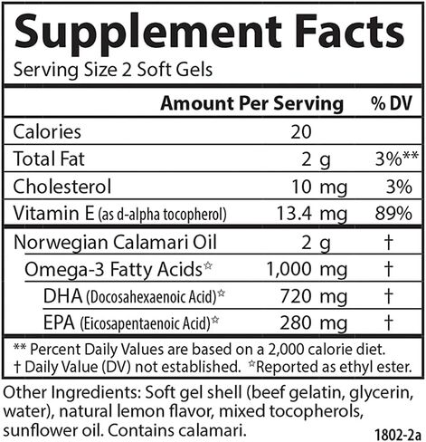 Carlson - EcoSmart Omega-3, 1000 mg Omega-3s, Sustainable Source, Heart Health, Brain Function & Vision Support, Lemon, 180 Softgels in Saudi Arabia
