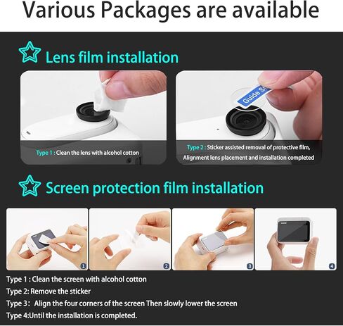 حافظة واقية من السيليكون لكاميرا insta360 GO3 مع ملحقات عدسة زجاجية مقواة (أزرق) in Kuwait