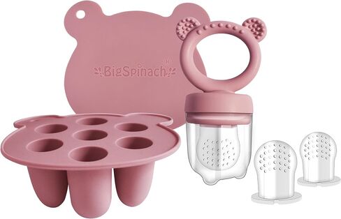 عضاضة حليب الثدي المجمدة ومجموعة تغذية أغذية الأطفال من BIGSPINACH، صينية عضاضة لحليب الأم in Kuwait