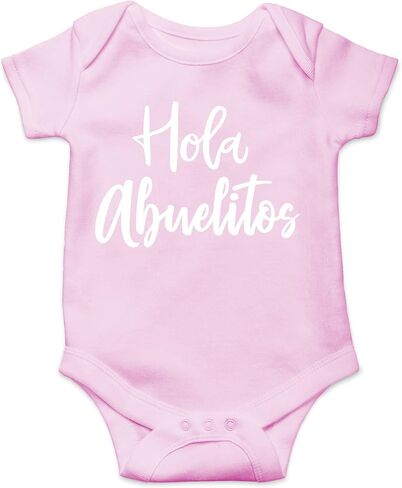 Hola Abuelitos - أفضل الآباء يحصلون على ترقية إلى الأجداد، بدلة أطفال لطيفة من قطعة واحدة in Saudi Arabia