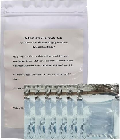Gel Conductor Pads 6 Pairs for Anti-Snore Watch and Snore Stopping Wristband in Saudi Arabia