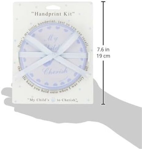 مجموعة تذكار لبصمة اليد من تشايلد تو تشيريش، باللون الأزرق in Kuwait