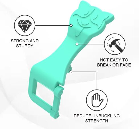 MORLIKE LIVING Unbuckle Release Assistant Tool, Easy Way to Unbuckle, Perfect for School Drop-Offs and Travel to Release Buckle (Blue) in Saudi Arabia