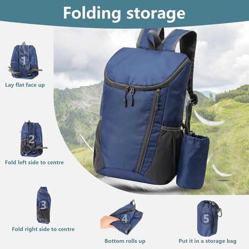 kingsea Foldable Backpack,Lightweight Packable High capacity Backpack for Travel Camping Hiking Outdoor Sports Daypack (Green) in Kuwait