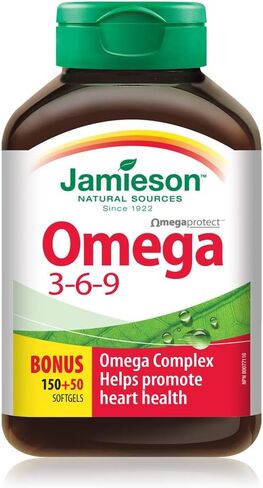 Jamieson Omega 3-6-9, 200 softgels Bonus in Saudi Arabia