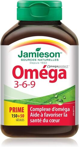 Jamieson Omega 3-6-9, 200 softgels Bonus in Saudi Arabia