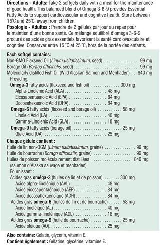 Jamieson Omega 3-6-9, 200 softgels Bonus in Saudi Arabia