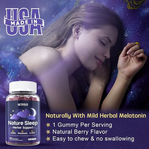 علكة الميلاتونين 3 مجم 6 مجم | خالٍ من السكر - مساعد Zzz طبيعي مع جليسينات المغنيسيوم، وجذور الناردين، و5-HTP، وGABA، وL-Tryptophan، والبابونج، وبلسم الليمون لدورة الراحة الصحية، واستيقظ منتعشًا، 120 وجبة in Kuwait
