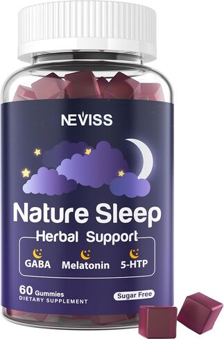 علكة الميلاتونين 3 مجم 6 مجم | خالٍ من السكر - مساعد Zzz طبيعي مع جليسينات المغنيسيوم، وجذور الناردين، و5-HTP، وGABA، وL-Tryptophan، والبابونج، وبلسم الليمون لدورة الراحة الصحية، واستيقظ منتعشًا، 120 وجبة in Kuwait