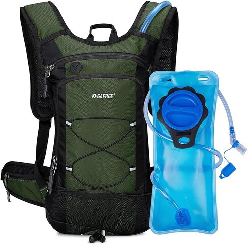 G4Free Insulated Hydration Backpack Pack with 2L BPA Free Bladder for Outdoor Running Hiking Cycling Camping in Saudi Arabia