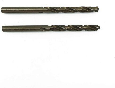 مجموعة رؤوس مثقاب كوبالت من الفولاذ عالي السرعة 1/4 بوصة من SPKLINE 6.35 مم (1/4 بوصة) بطول Jobber Twist M35 لقمة مثقاب معدنية للفولاذ المقاوم للصدأ ومجموعة رؤوس مثقاب معدنية صلبة in Kuwait