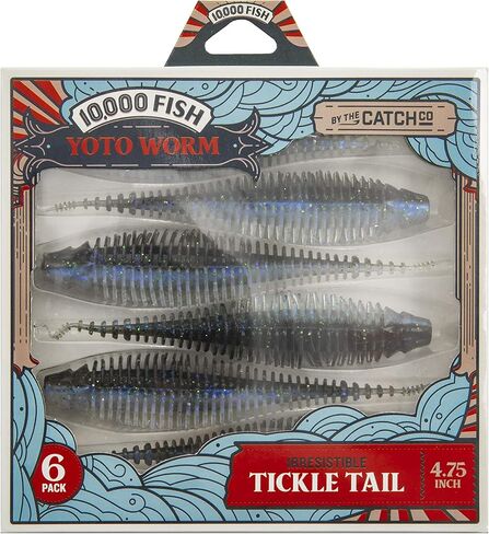 طعم صيد السمك من شركة كاتش كو 10,000 سمكة يوتو من البلاستيك الناعم in Kuwait