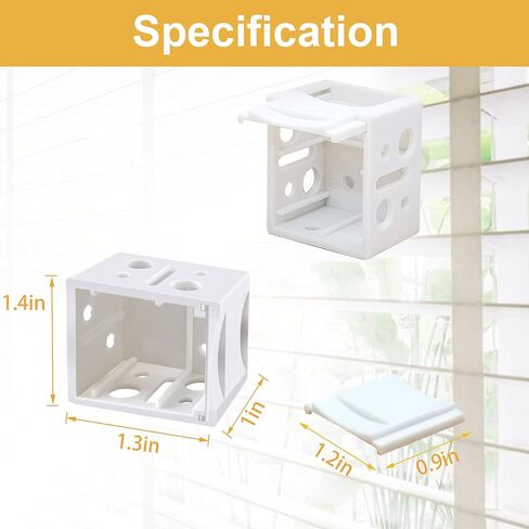 6 حزم 1 بوصة الدعائم البلاستيكية للنافذة المكفوفين الدعائم العمودية الستائر الرأسية الستائر الرأسية العمودية الستائر الرأسية مجموعات التثبيت قوس استبدال دعامات الستائر in Kuwait