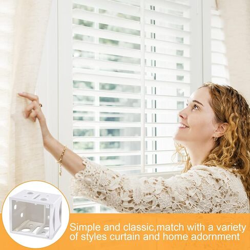 6 حزم 1 بوصة الدعائم البلاستيكية للنافذة المكفوفين الدعائم العمودية الستائر الرأسية الستائر الرأسية العمودية الستائر الرأسية مجموعات التثبيت قوس استبدال دعامات الستائر in Kuwait