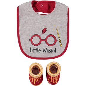 Harry Potter Baby Unisex Bibs and Bootie Set | Gifts for Baby in Kuwait