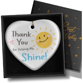 YZEXEZY Thank You Being A Part of My Journey Ornament Keepsakes- Appreciation Gifts,Thank You Gifts Farewell Gift for Women Friends Manager Coworkers Boss Teacher with Gift Box in Saudi Arabia