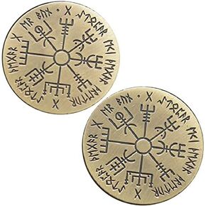 بيرشريفر عملة واي فايندر - برونزية - فيجفيسير - جامع بوصلة نورس - واي فايندر (قطعة واحدة) in Kuwait