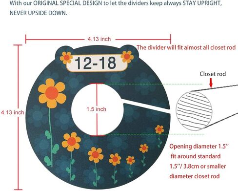 فواصل خزانة الأطفال فواصل حجم خزانة الأطفال فواصل ملابس الأطفال فواصل ملابس الأطفال لمنظم الخزانة/فواصل الشماعات in Kuwait