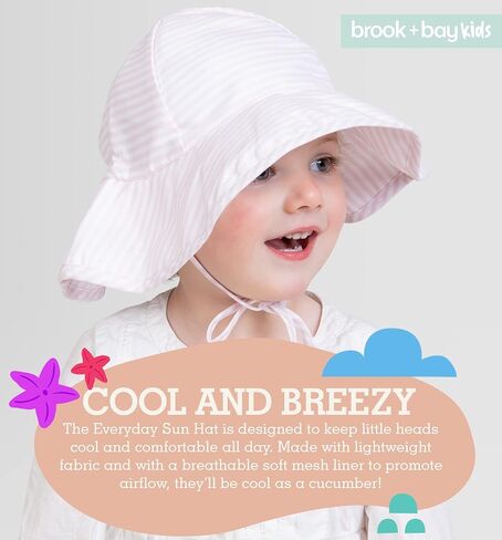 Kids Sun Hat - Toddler Beach Hat, Girls Sun Hat, Sun Hat Toddler, Kids Beach Hat - Kids Sun Hat Boys & Girls with Wide Brim in Kuwait