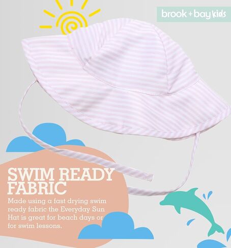 Kids Sun Hat - Toddler Beach Hat, Girls Sun Hat, Sun Hat Toddler, Kids Beach Hat - Kids Sun Hat Boys & Girls with Wide Brim in Kuwait