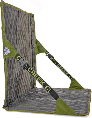 Crazy Creek HEX 2.0 LongBack Chair for Backpacking, Camping and Stadium Use, Extra Width & Back Height for Comfort, 250 LBS Weight Capacity, Adjustable Straps w/Rock Lockster (R) Buckles in Kuwait