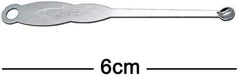 10pcs Sliver Metal Ear Spoon Earwax Curette Remover Earpick Tool Hanging Clean Tool for Ear Key Hanging Key Pendant for Adult Children in Saudi Arabia