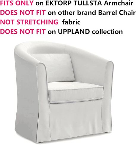 FMCTL Ektorp Tullsta Chair Cover Replacement for IKEA Tullsta Armchair, Ektorp Tullsta Couch Cover, Ektorp Tullsta Armchair Slipcover Only.Doesn't fit Other Brand Chair!(Dark Ocean) in Saudi Arabia