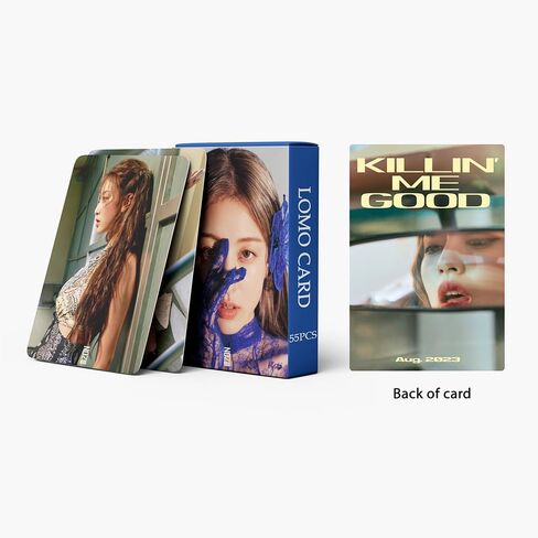 فن وير تيك بطاقات صور كيلين مي جود من توايس جيهيو 55 قطعة 2023 البوم جيهيو الاول الجديد كيلين مي جود، مجموعة بطاقات لومو هدية لمحبي الكيه بوب للاولاد والبنات in Kuwait