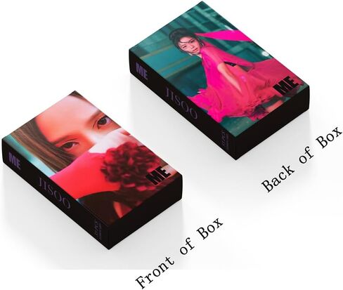 فن وير تيك مجموعة بطاقات صور من جيسو مي، 55 قطعة من البوم جيسو سولو 2023، بطاقات لومو بلون اسود وزهري، هدية لمحبي الكيه بوب للاولاد والبنات وبلينك in Kuwait